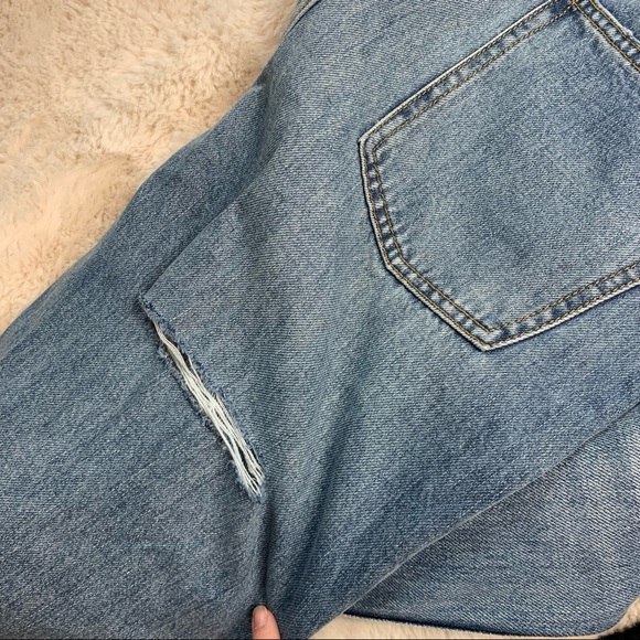 BDG Urban Outfitters High Rise Relaxed Straight Jeans Light Wash - Picture 7 of 7